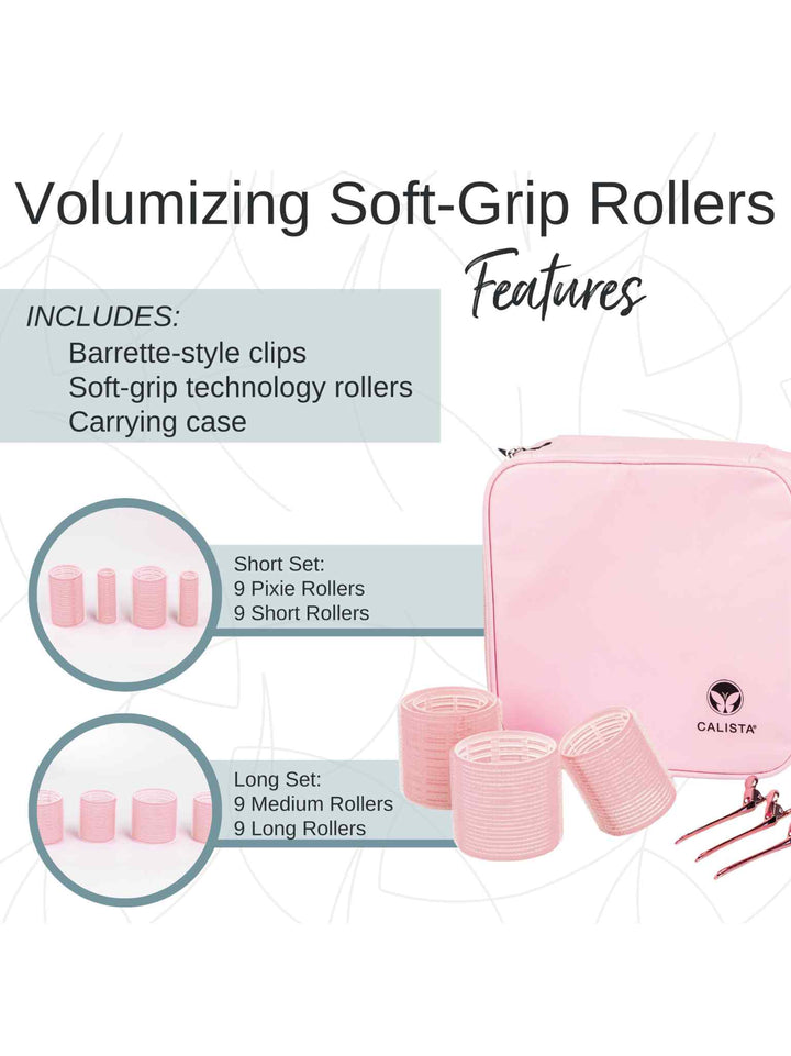 Volumizing Soft-Grip Rollers - Long Set