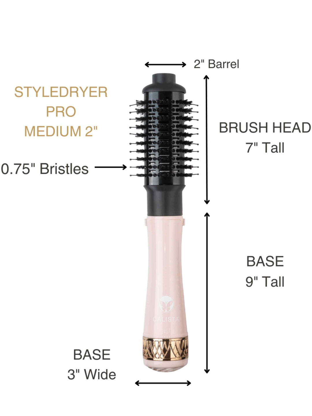 StyleDryer Pro Hair Drying Brush (Seasonal Patterns)