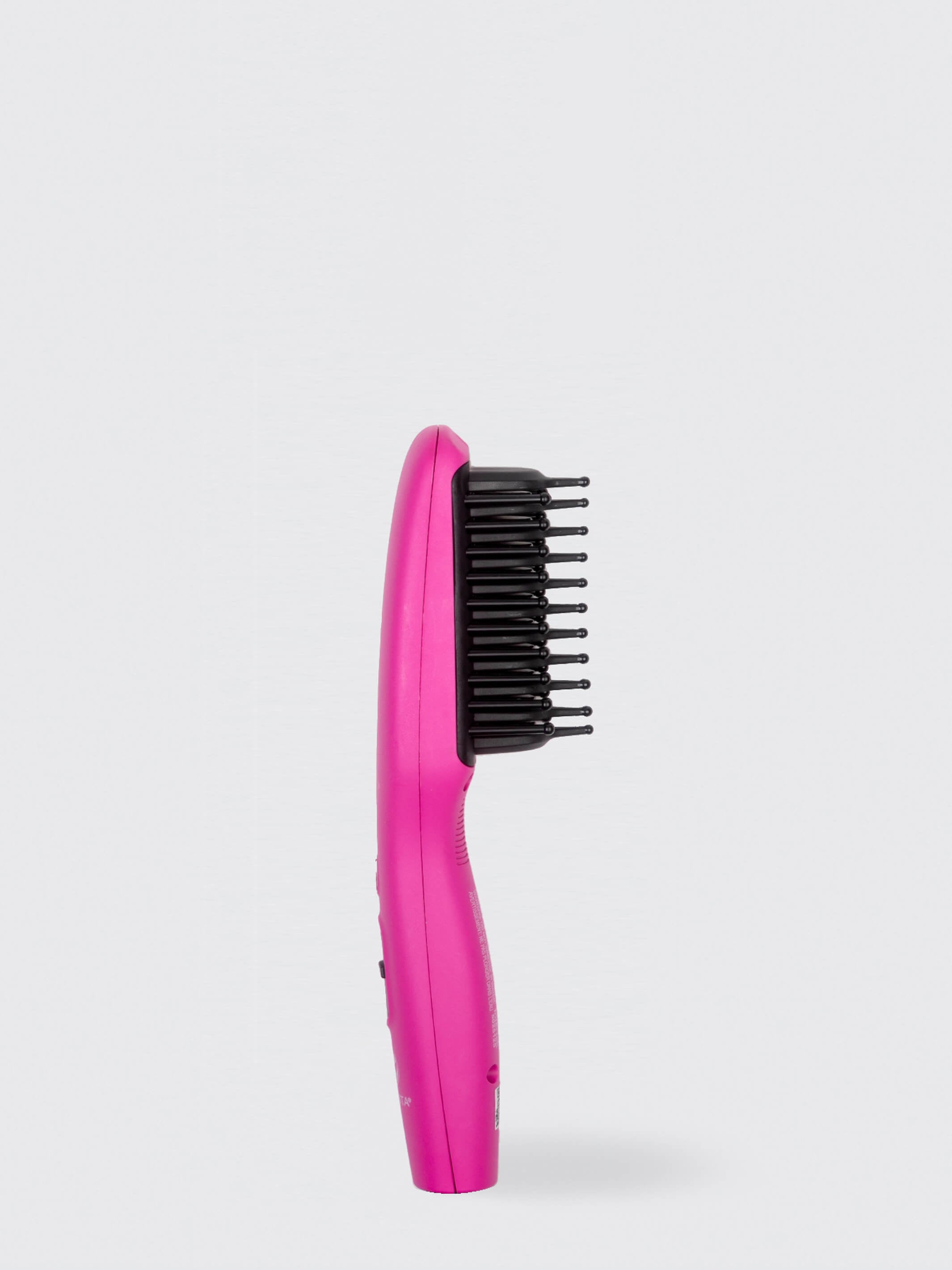 Gogo Mini Travel-Size Round Brush - Heats to 365 Degrees - Pink - Calista