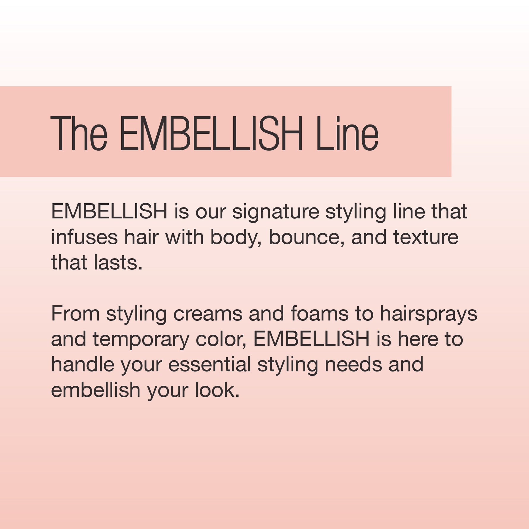 A stylish pink and white graphic promotes Calista Tools’ GoGo Mini Round Brush & Embellish Flex Spray Duo, a signature styling set designed to add body, bounce, and flexible hold to hair.