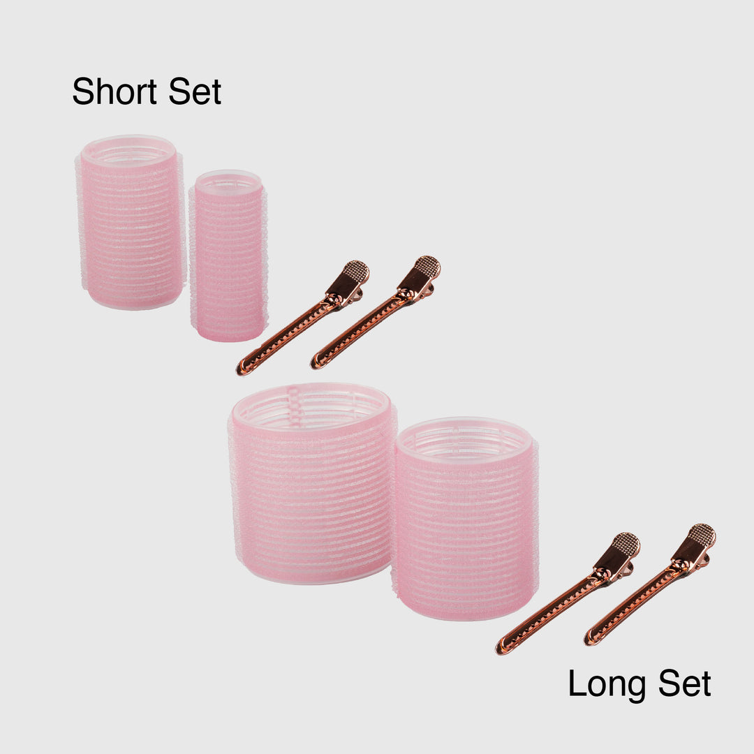 Volumizing Soft-Grip Rollers - Short Set