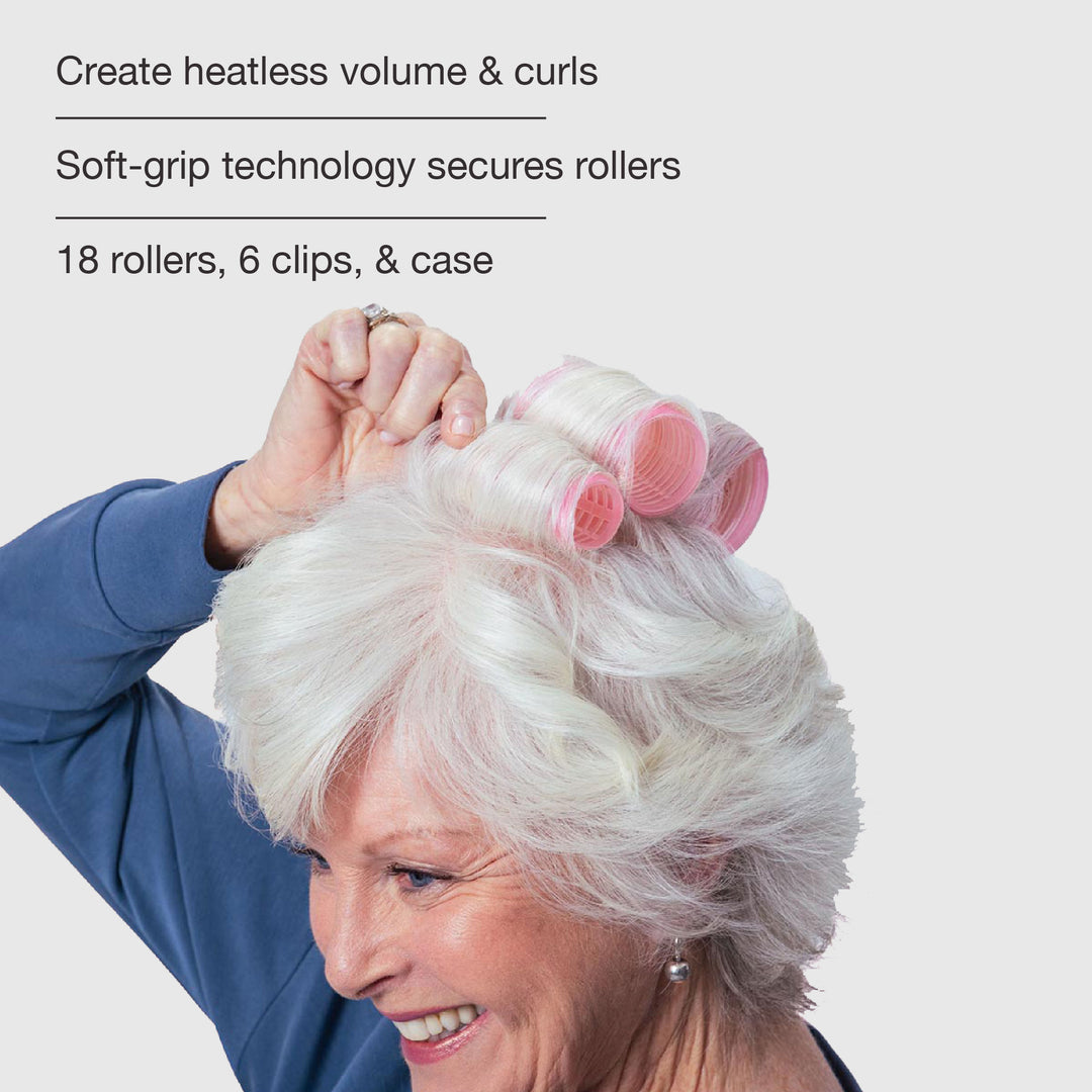 Volumizing Soft-Grip Rollers - Short Set