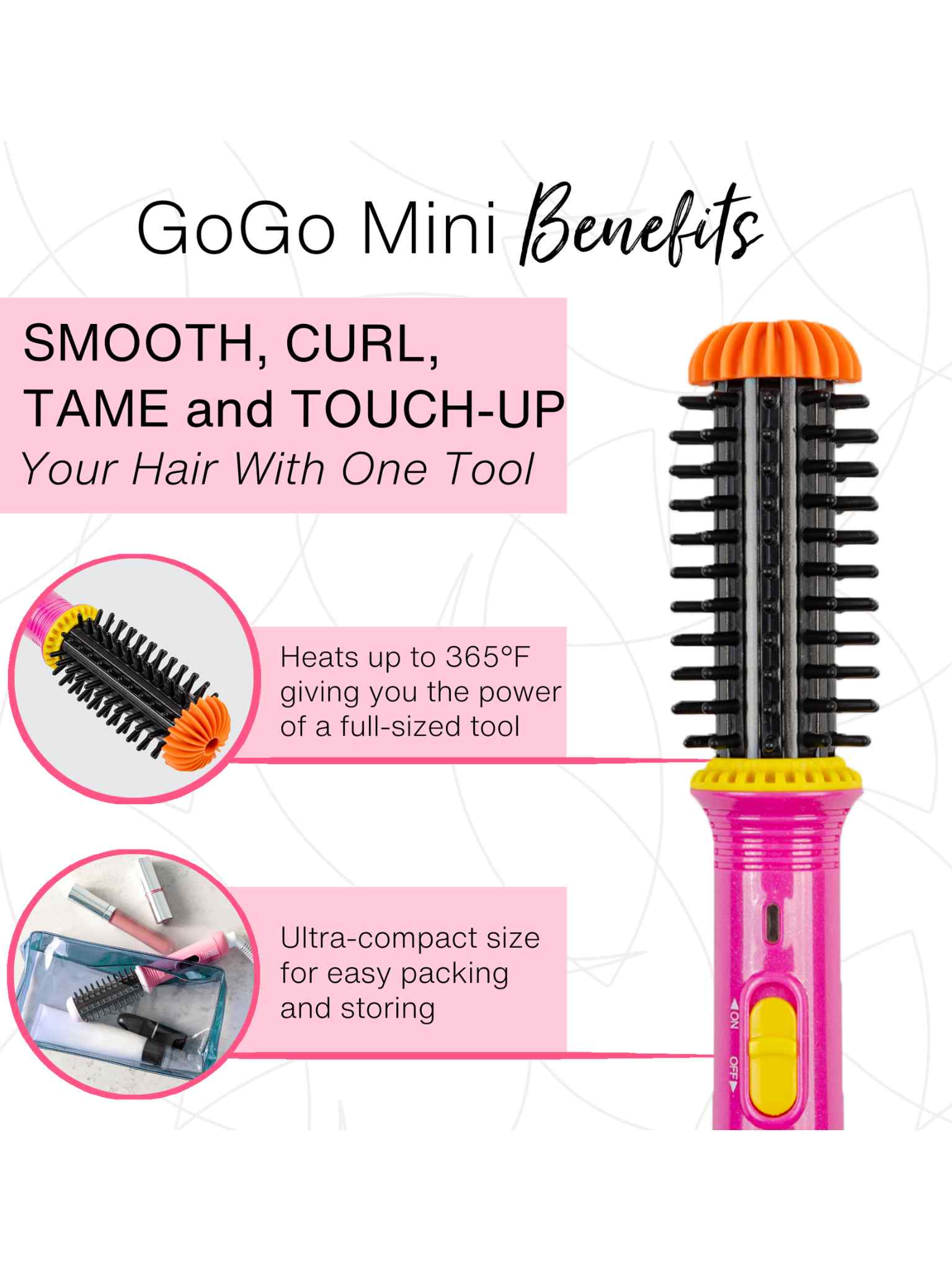 GoGo Mini Round Brush benefits
