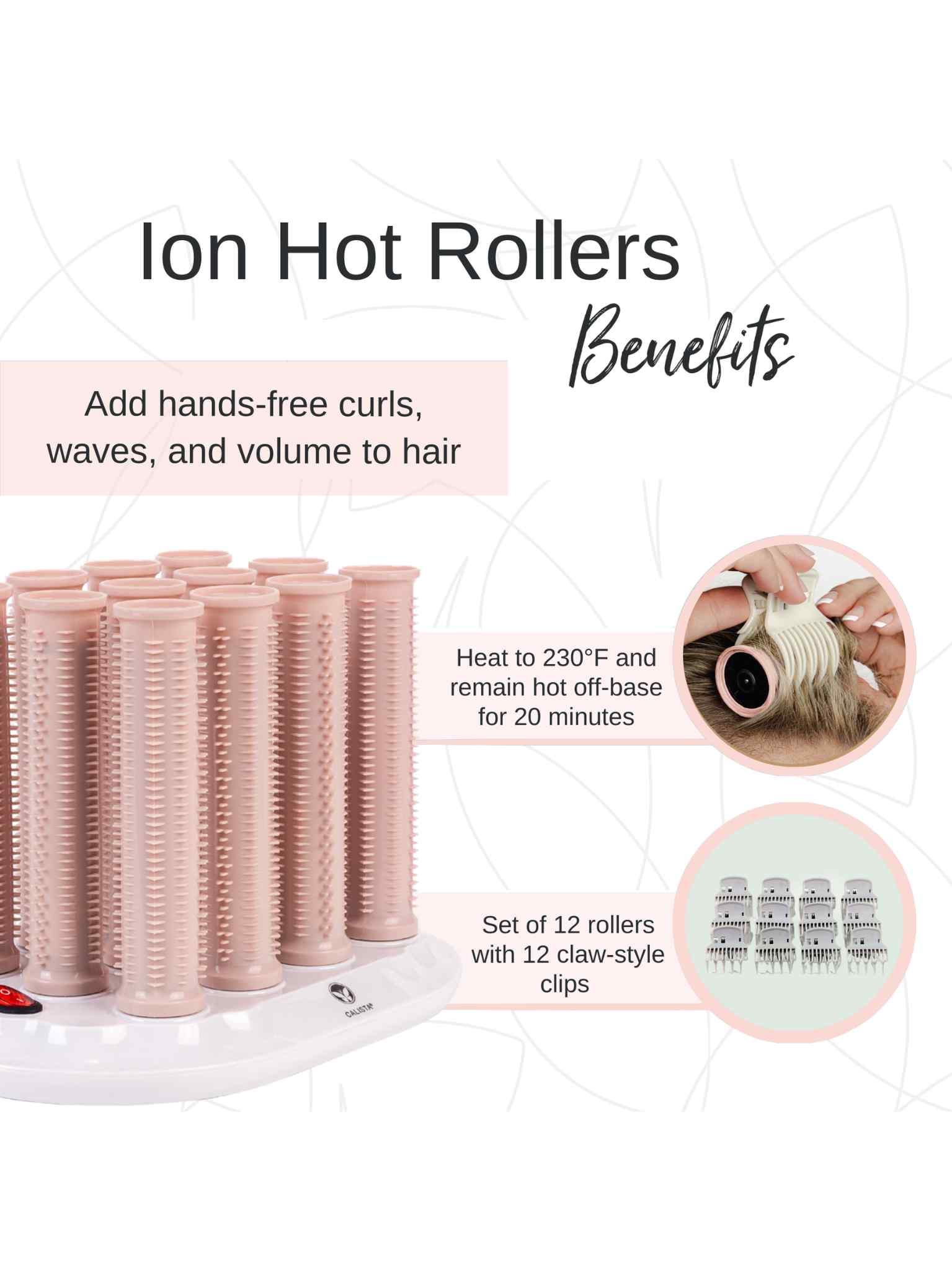 Calista Tools Long Length deals Hair Curlers