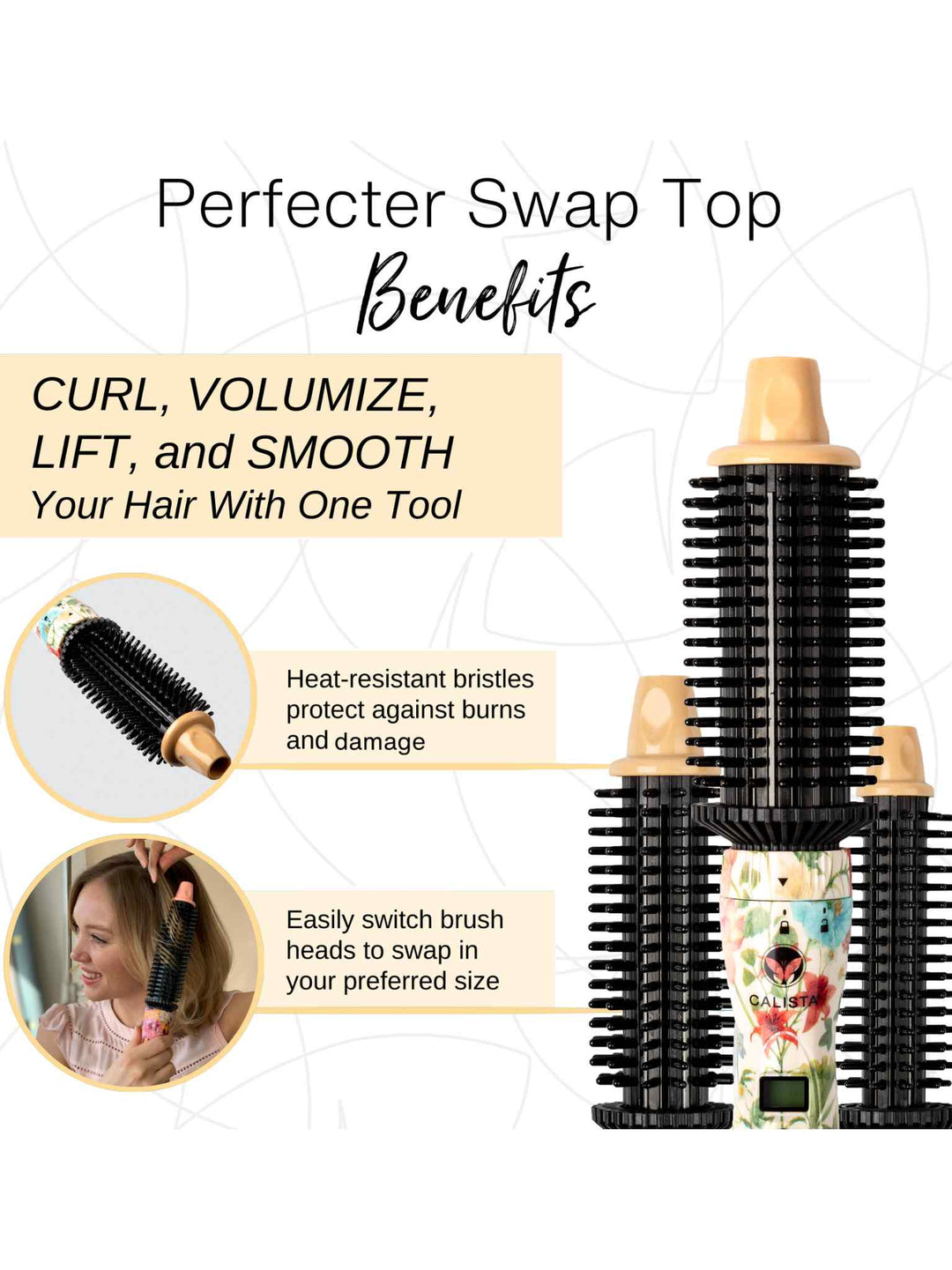 Perfecter Pro Swap Top Heated Round Brush