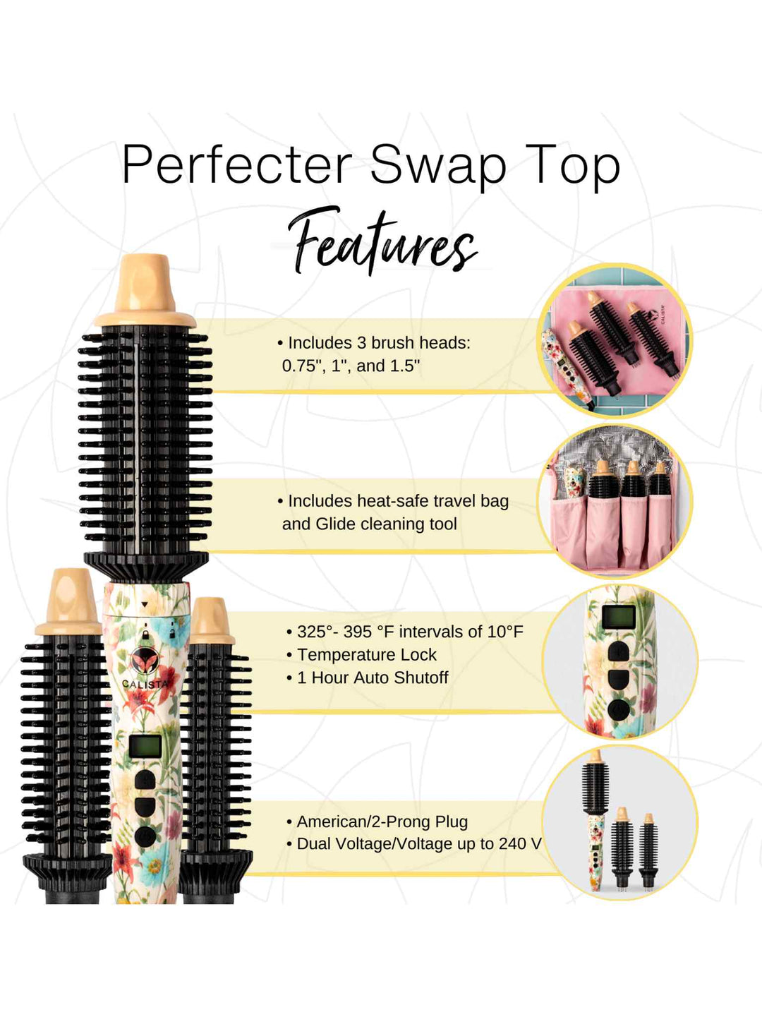 Perfecter Pro Swap Top Heated Round Brush