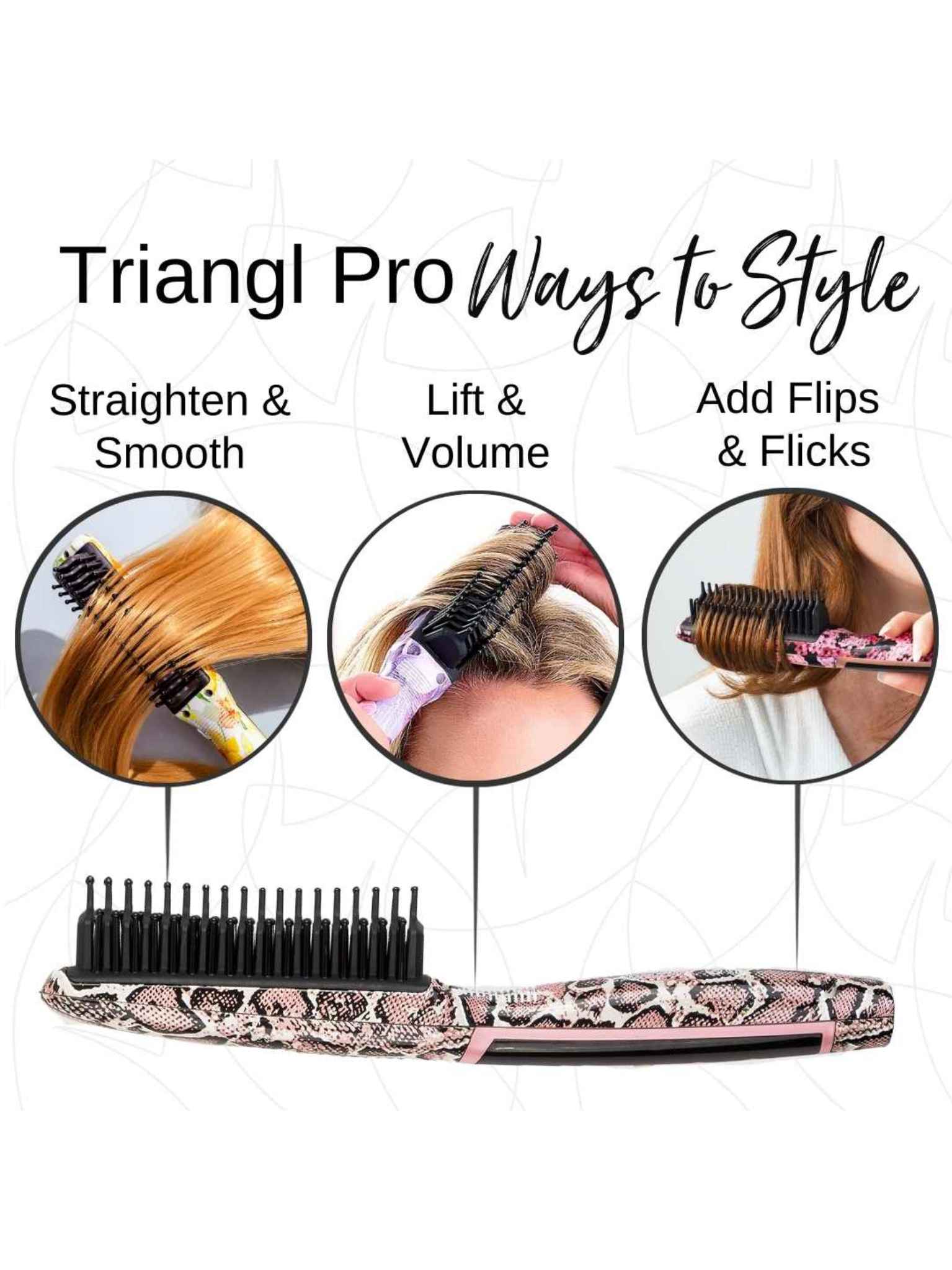 Calista TRIANGLPRO outlets heated detail brush