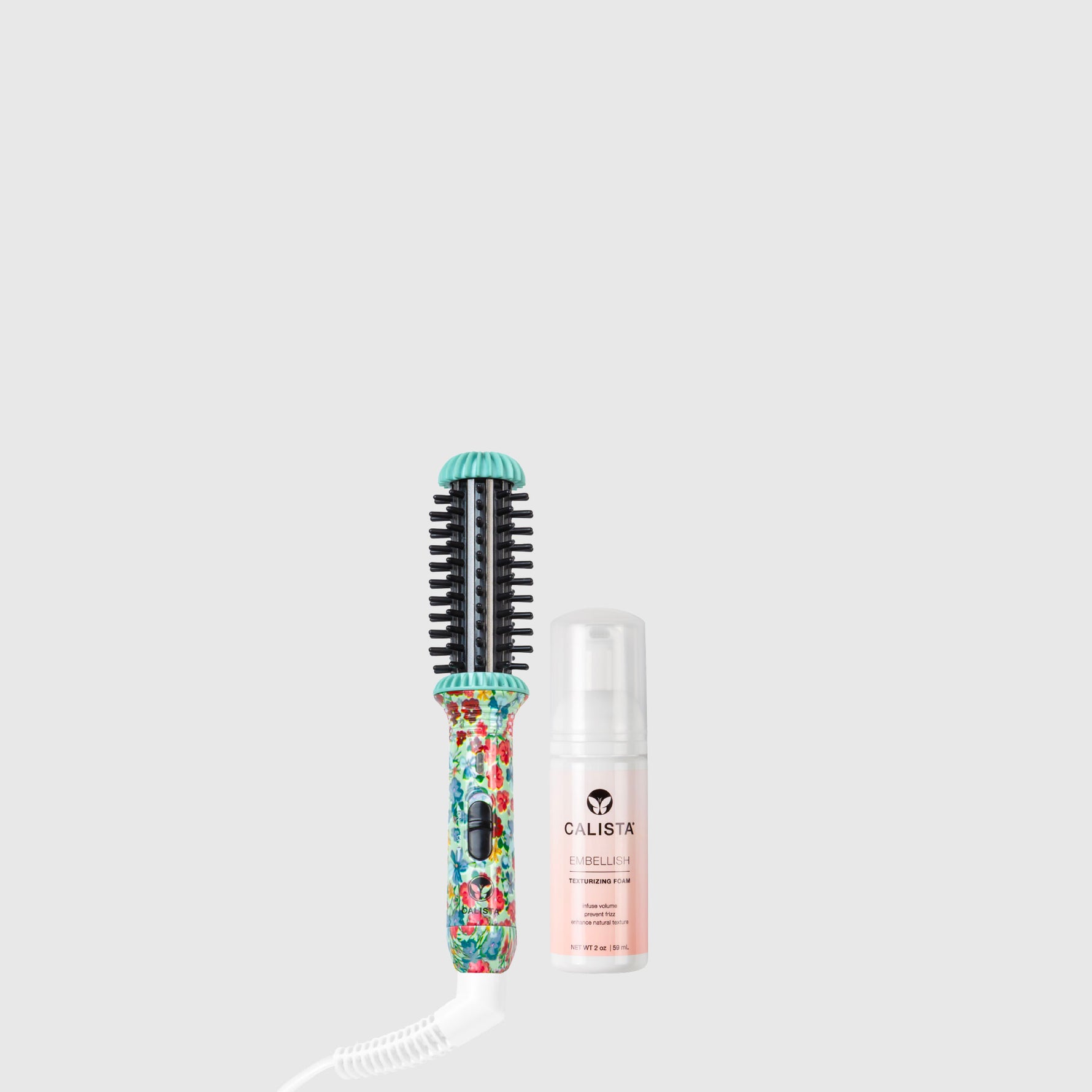 Volume & Style On the GoGo Duo with Retro Floral GoGo Mini Brush