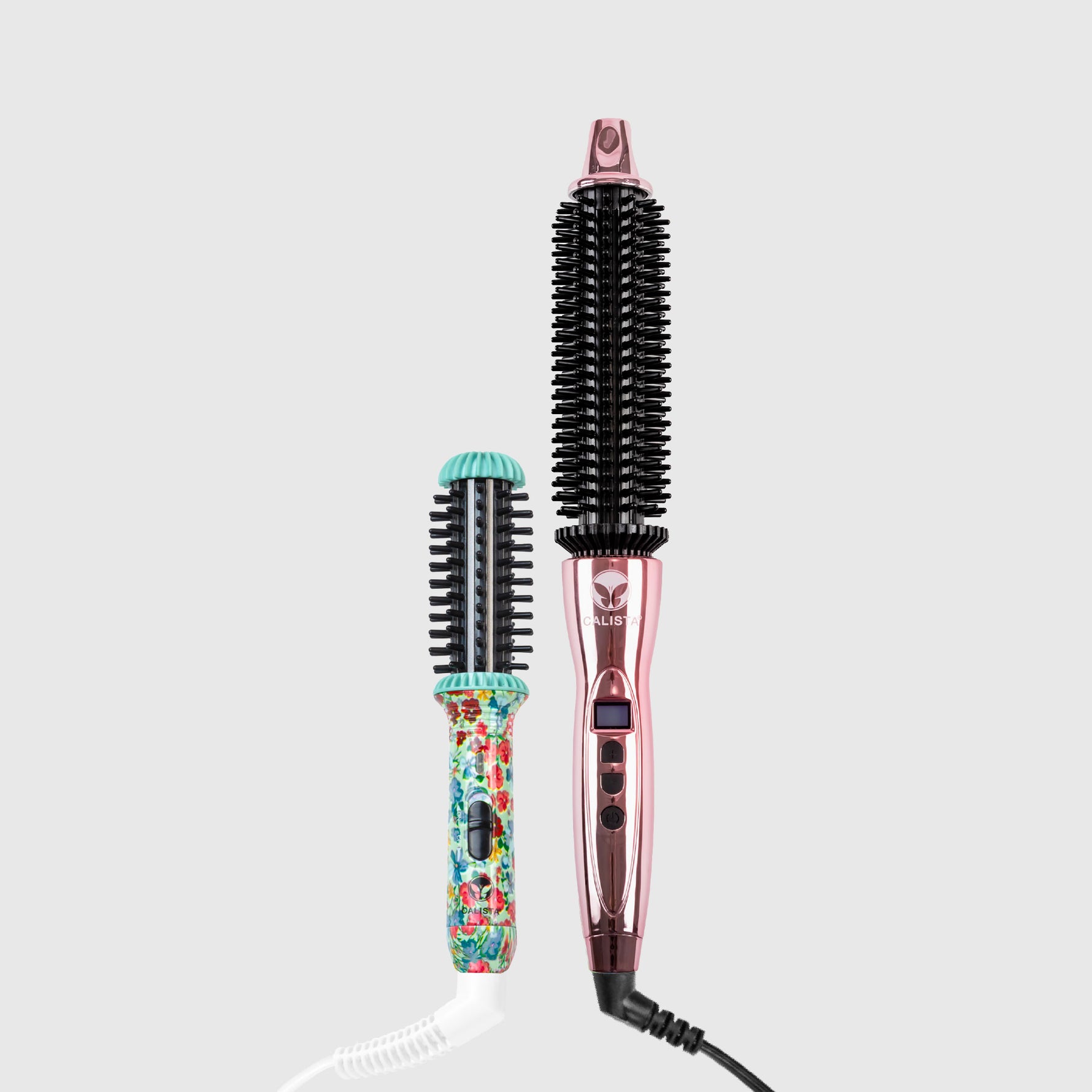 Home & Away duo with 1" Perfecter and Retro Floral GoGo Mini Brush 