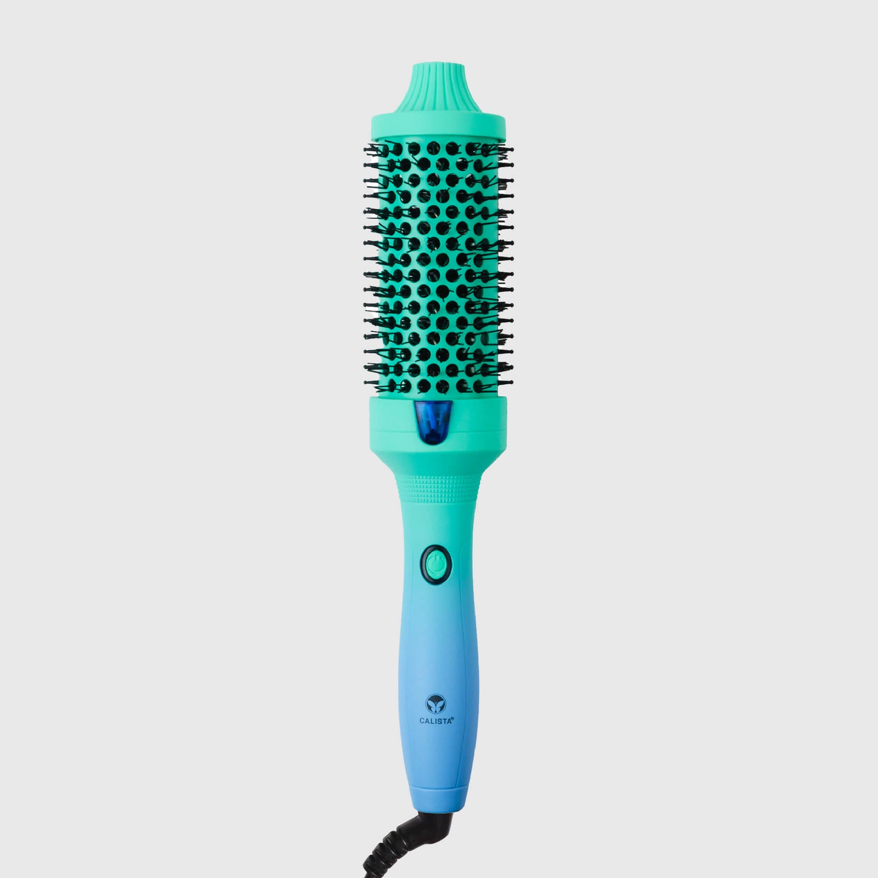 Blue Snow Cone Vault Fauxblo thermal brush on gray background